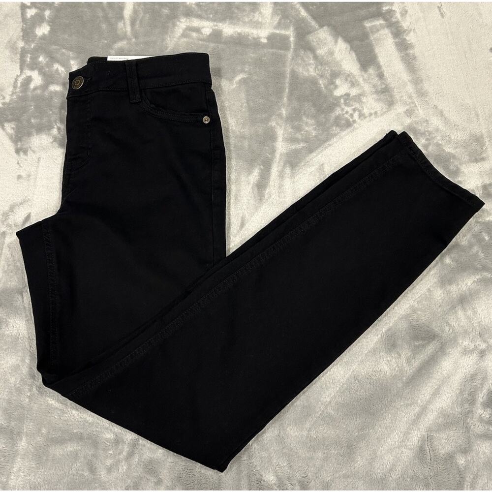 Liz Claiborne Jeans Women’s Sz 4 Black Flexi-Fit Soft Cotton Stretch Slim Leg
